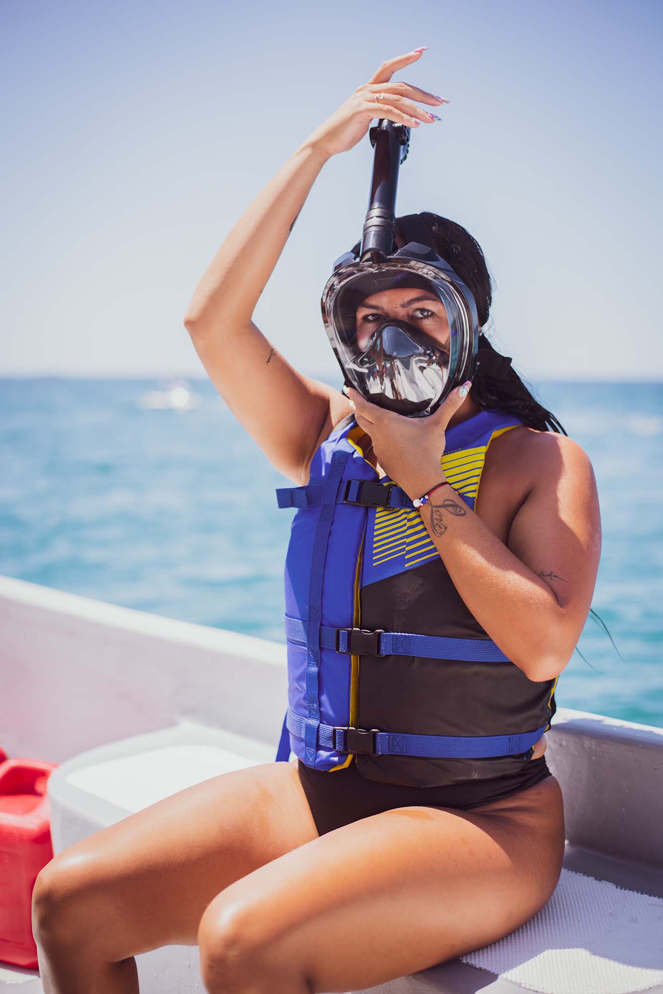 Female Snorkeling with Jaco Bay Adventures Costa Rica